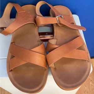 Brown sandals